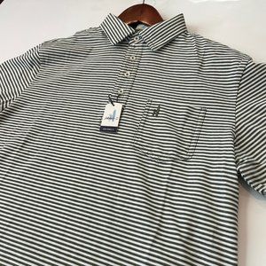 Johnnie-O Hangin Out Men's Untucked Fit Front Pocket Logo Short Sleeve Polo